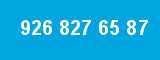 926 827 65 87